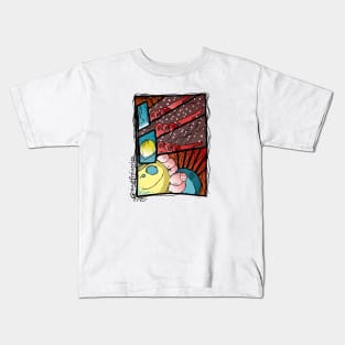 GRANDFREI Monster Collage little Monster Kids T-Shirt